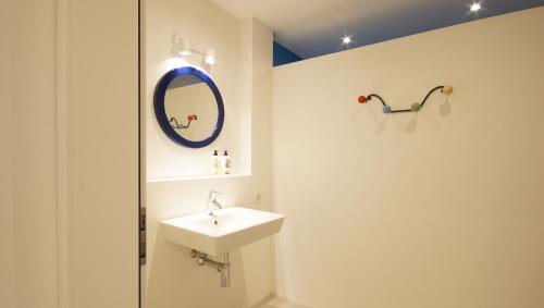 Koupelna v ubytování Alte Metzg - Hostel