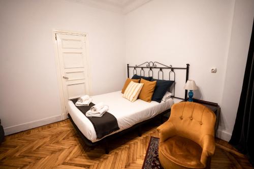 Katil atau katil-katil dalam bilik di HiHome Hostel Uría
