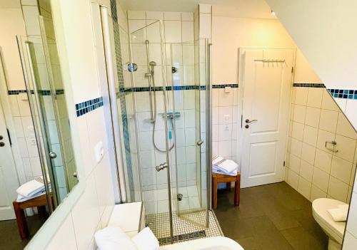 Ένα μπάνιο στο Appartement christ-sylt