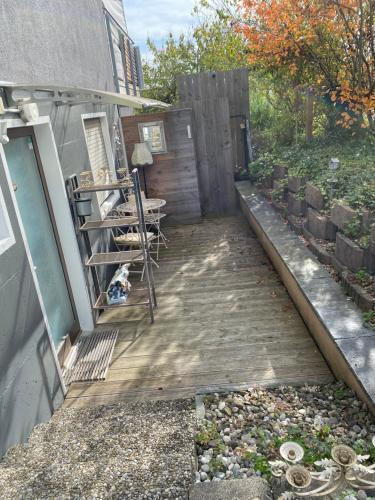 A garden outside Chez Sven - Studio 'Le Petit'