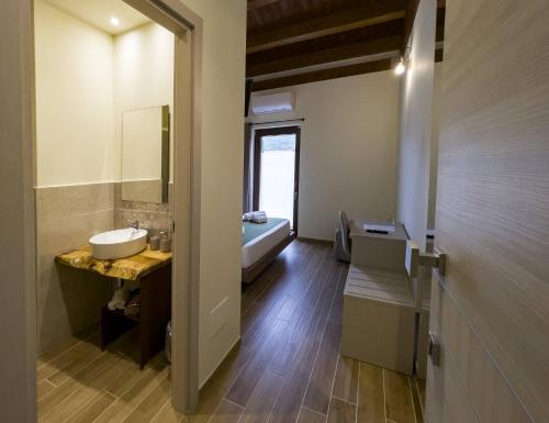 Phòng tắm tại Baita Pavò