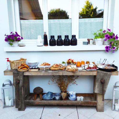 Mad på bed and breakfast-stedet eller i nærheden