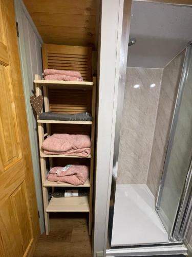 Oakley View Shepherds Hut with hot tub photo 8