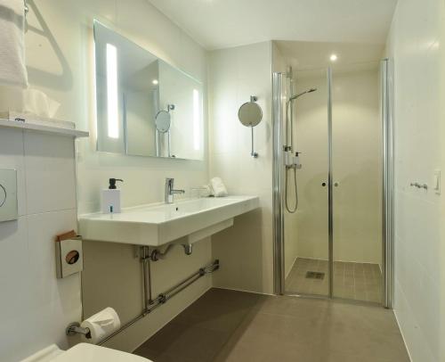 Koupelna v ubytování Scandic Star Lund