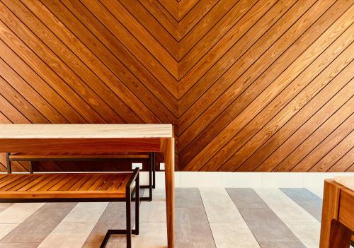 Ένα ή περισσότερα κρεβάτια σε δωμάτιο στο Hotel La Croix