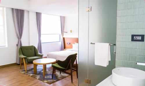 Koupelna v ubytování Nomad Hotel Lazimpat