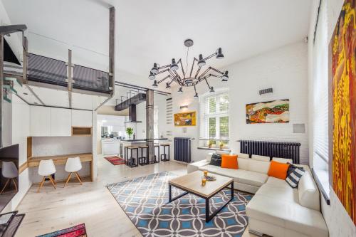 Victoria Residence by Baltica Apartments tesisinde lounge veya bar alanı