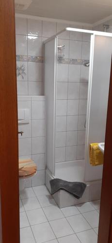 Koupelna v ubytování Haus Thaler