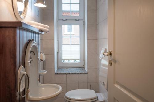 Koupelna v ubytování Alte Schule Horsbüll