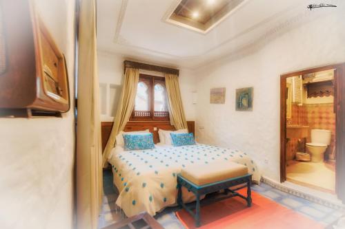 Cama o camas de una habitación en Casa Hassan