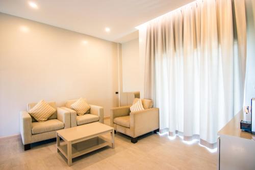 Posezení v ubytování SeaRidge Hua Hin Resort & Poolvilla