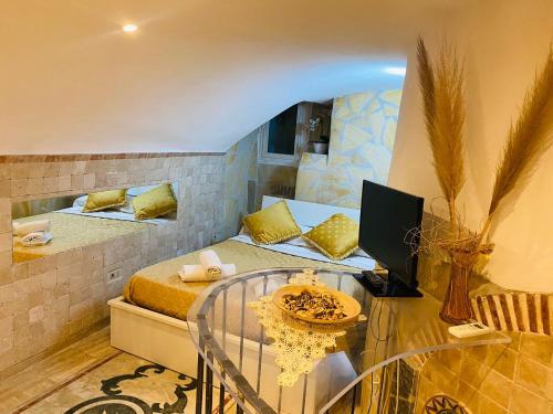 Posezení v ubytování Ancient Roman Mansion