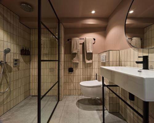 Koupelna v ubytování Boutique Hotel & Restaurant Frenchie