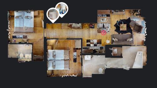 a picture of a room that is being remodeled at Apartmány iziJasná & Chalets in Demanovska Dolina