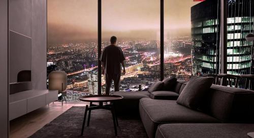 Lordly.Up Federation Towers on 79 floor, Moscova, Rusia