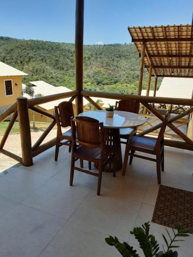 Μπαλκόνι ή βεράντα στο Casa Charme de Lençois
