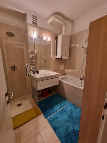 Ванная комната в Vienna Center,private zimmer, !