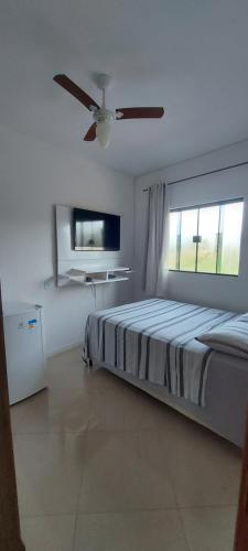 Ein Bett oder Betten in einem Zimmer der Unterkunft Hostel aiuruoca