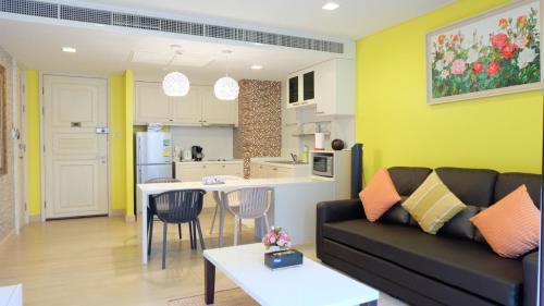 Η κουζίνα ή μικρή κουζίνα στο Marrakesh Huahin Condo