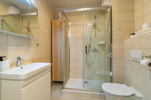 Kúpeľňa v ubytovaní Flexible SelfCheckIns 25 - Zagreb - Garage - Loggia - New - Luxury