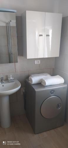 Koupelna v ubytování Il Brigante