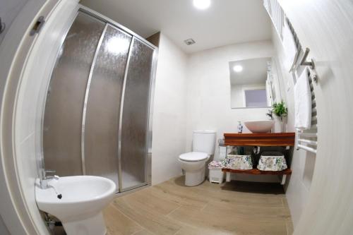 Phòng tắm tại Amanece Monegrillo Apartamentos