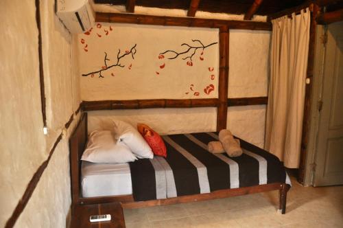 Cama o camas de una habitación en Viejamar B&B