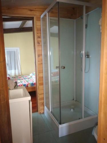Koupelna v ubytování Maison aux Portes du Sud Sauvage