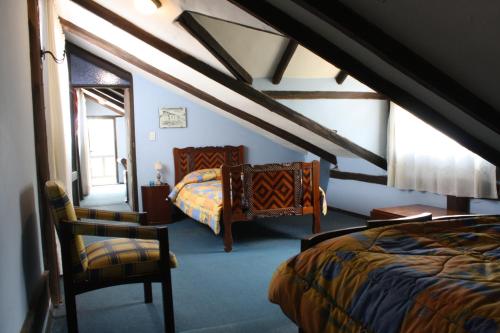 Krevet ili kreveti u jedinici u objektu Hacienda La Merced Baja