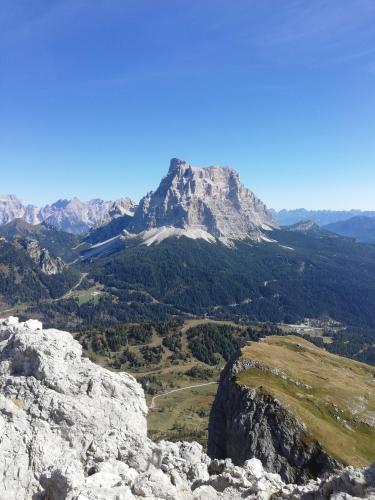 a view of a mountain from the top of a mountain at Cesa de Conesel in Colle Santa Lucia