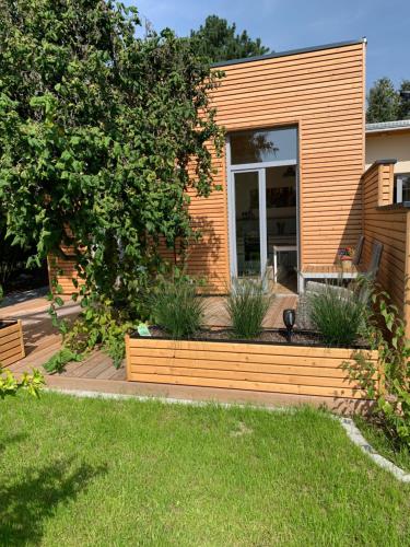 Κήπος έξω από το Ferienhaus Ulme in Naunhof Leipziger Neuseenland