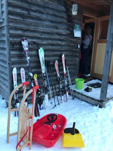 冬のChalet Sternwarteの様子
