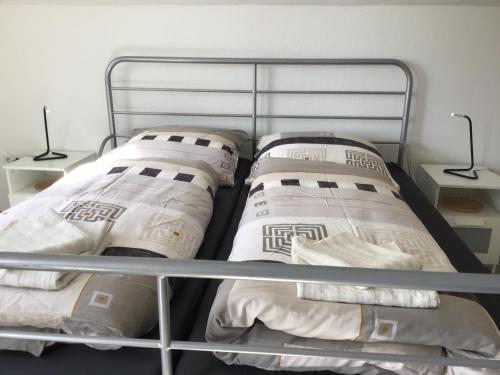 Ένα ή περισσότερα κρεβάτια σε δωμάτιο στο Apartment in der Waldstraße