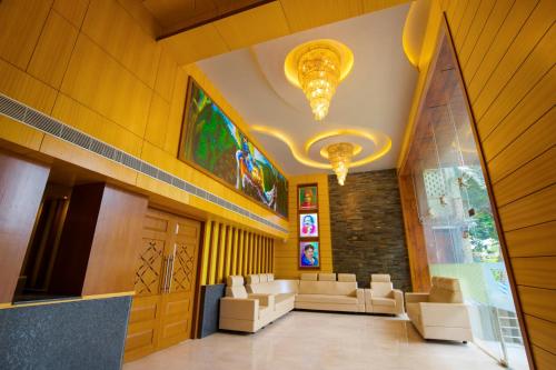 Posezení v ubytování HOTEL VIJAYARANI