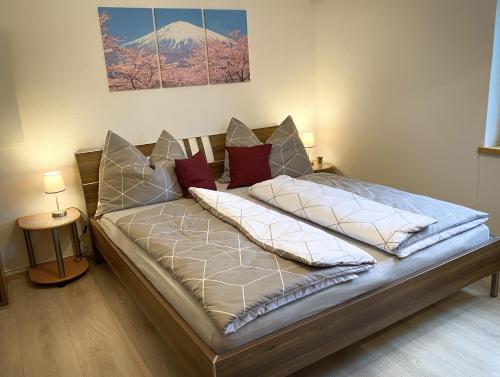 Postel nebo postele na pokoji v ubytování Apartment Bergfeeling