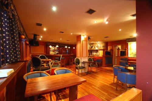 Posezení v ubytování Mantas Hotel