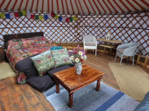 Annies Land Wales super insulated Fire Yurt