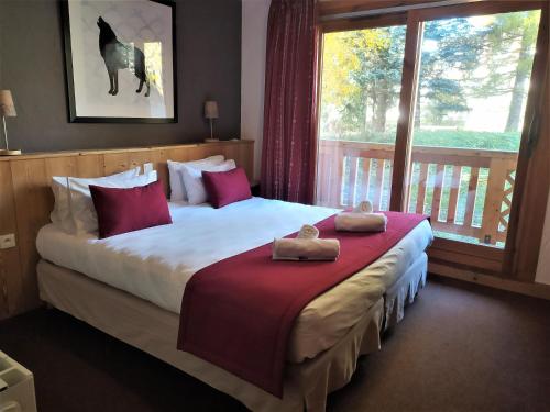 Hôtel Aalborgにあるベッド