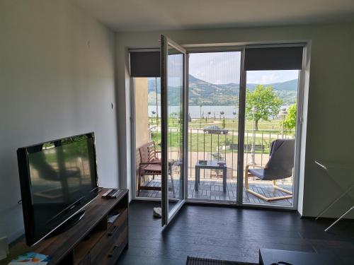 TV a/nebo společenská místnost v ubytování Apartman Terassa
