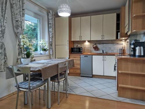 Kuchyňa alebo kuchynka v ubytovaní Apartamentylove - Apartament Oliwia