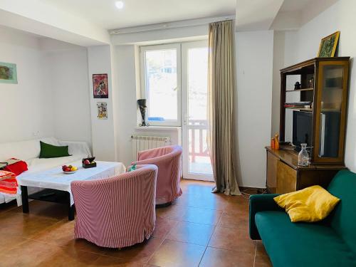Posezení v ubytování Apartment in Penta Invest Building
