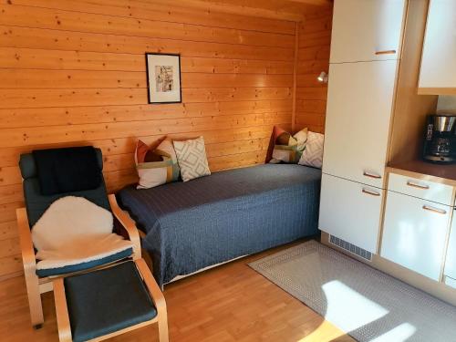 Kuchyň nebo kuchyňský kout v ubytování Ferienwohnung Brittenberg Alpaka