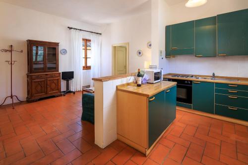Dapur atau dapur kecil di Agriturismo Fattoria di Sommaia