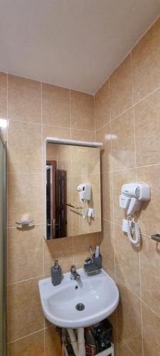 Koupelna v ubytování Apartman Lola, Divcibare
