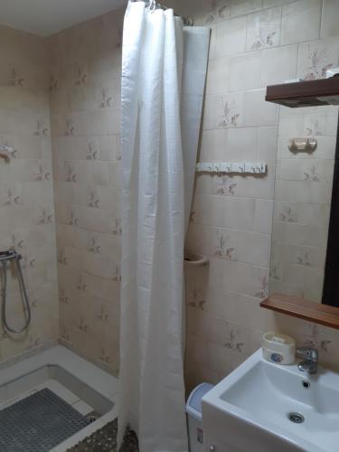 Koupelna v ubytování Ágnes Apartman