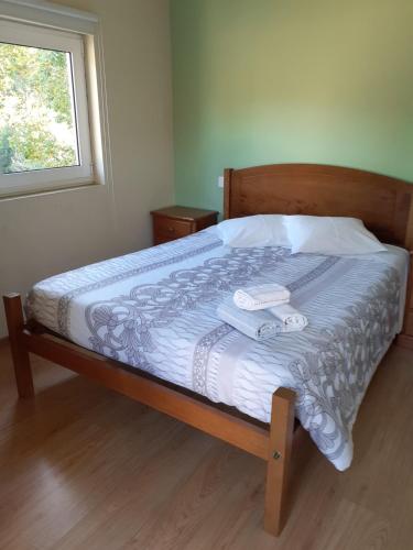 Postel nebo postele na pokoji v ubytování Cantinho Cruzeiro