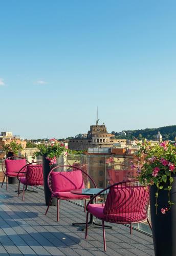 Un balcón o terraza de Orazio Palace Hotel