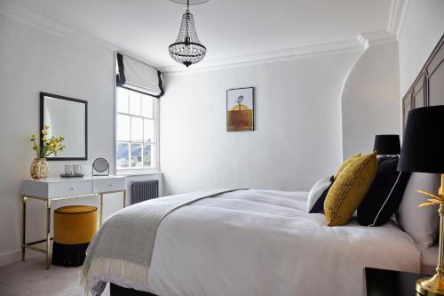 Katil atau katil-katil dalam bilik di Lorna House Totnes