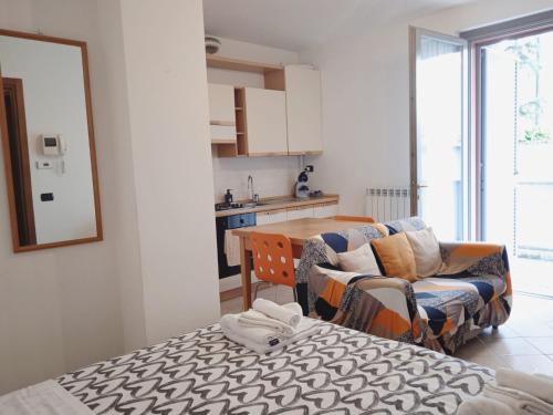 Kuchyň nebo kuchyňský kout v ubytování Conte Durini Apartments & Rooms