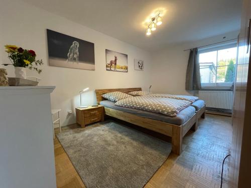 Postel nebo postele na pokoji v ubytování Ferienwohnung Toja